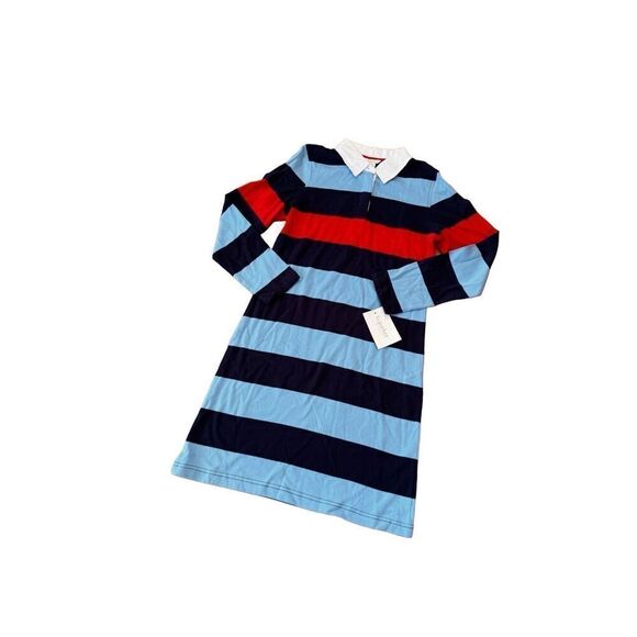 NWT KC Parker Rugby Striped Polo Shirtdress size 16 - Picture 2 of 5